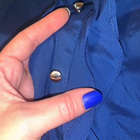 EXPRESS BLUE ELITE STRETCH TOP - Picture 4 of 6